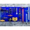 Triton Products (2) Square Hole Pegboards W/ Mounting Hardware, Epoxy 18-Gauge Steel, Blue, 18" W x 36" H LB18-B - alternate 2